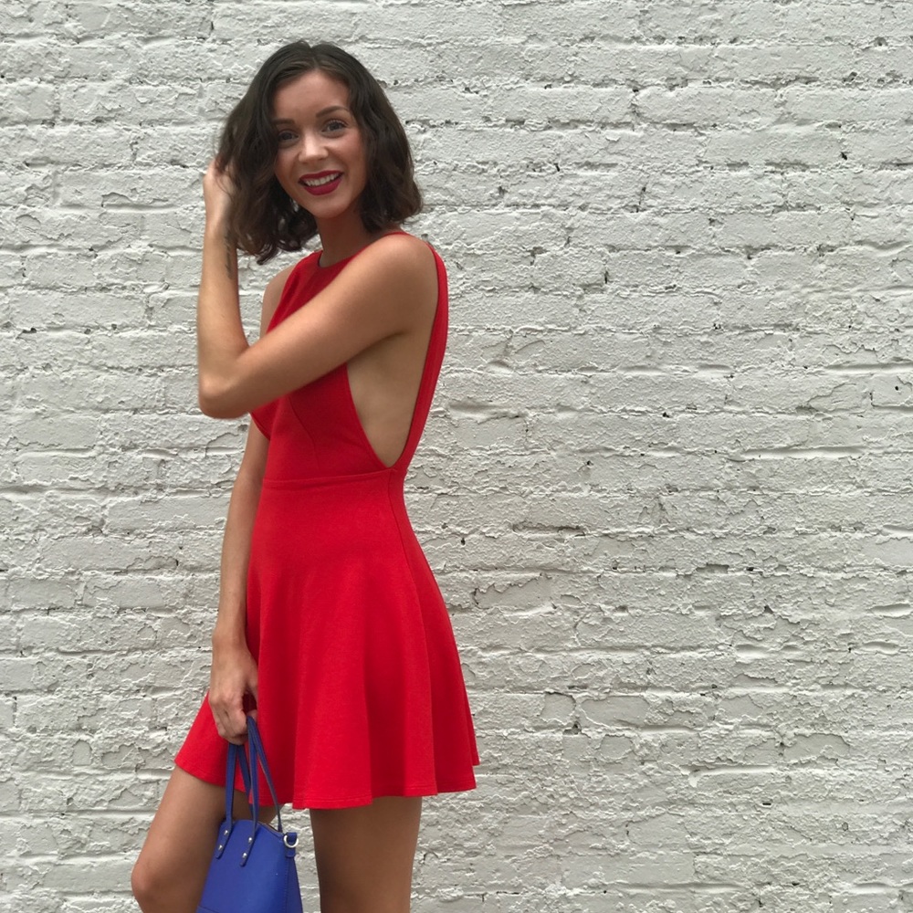 American Apparel Red Dress